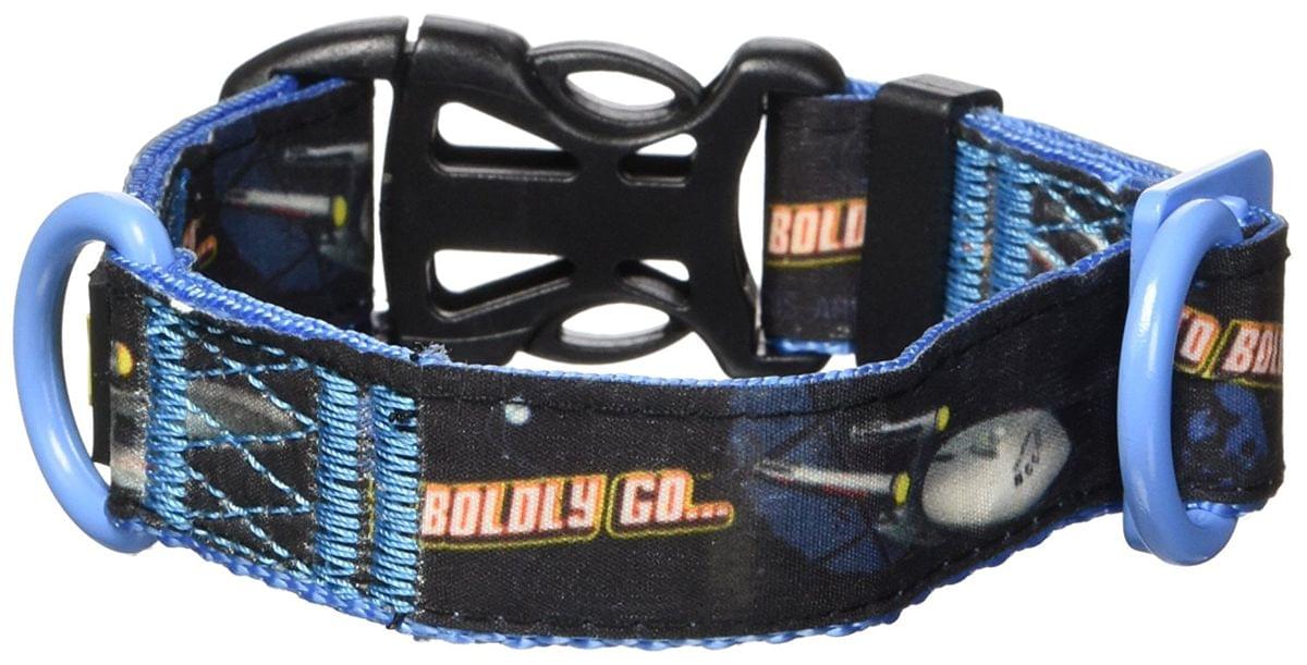 Star Trek "To Boldly Go" Dog Collar