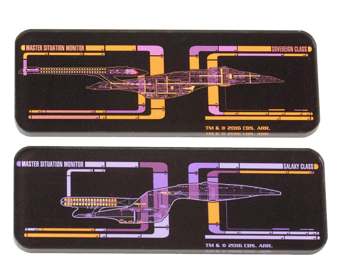 Star Trek LCARS Magnets, Set of 2