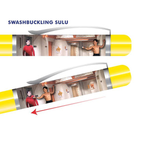 Star Trek Floating Pen Set: Swashbuckling Sulu & Kirk vs Gorn