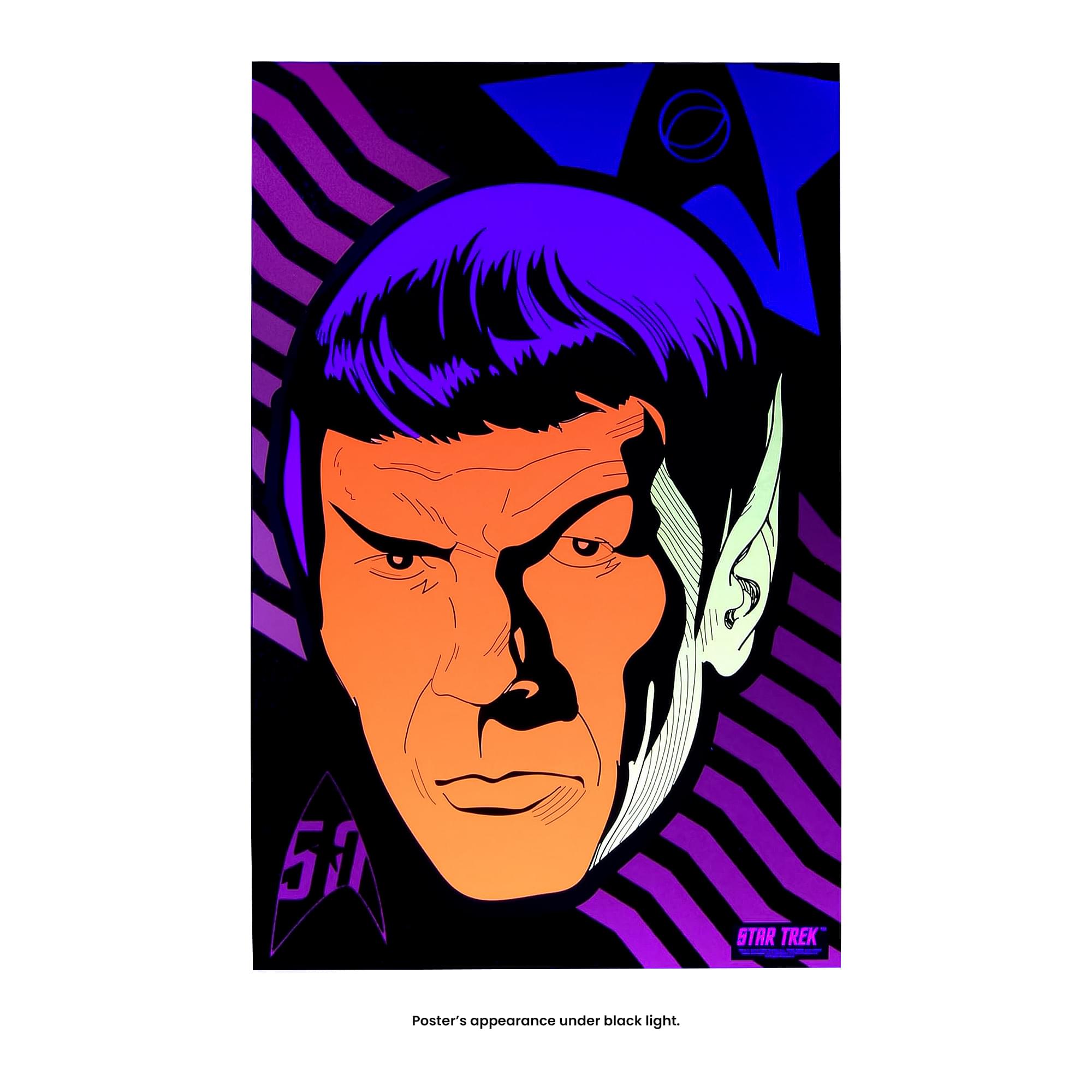Star Trek TOS Black Light Posters, Set of 3