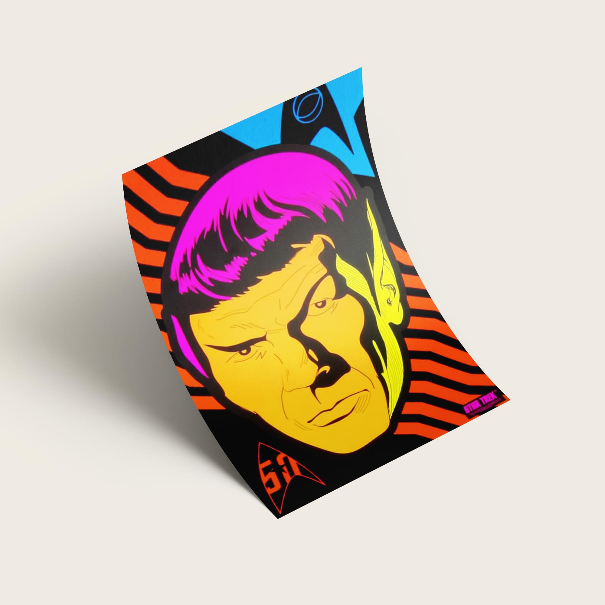 Star Trek TOS Black Light Posters, Set of 3