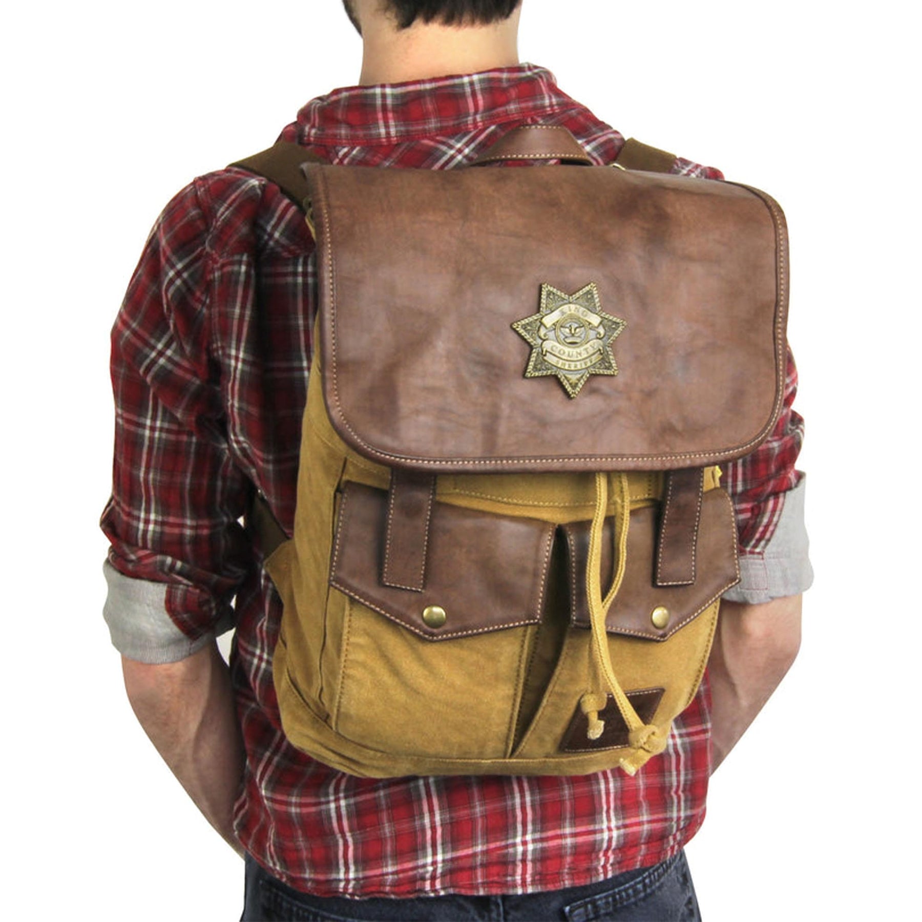 The Walking Dead Sheriff Rick Grime's Brown Backpack