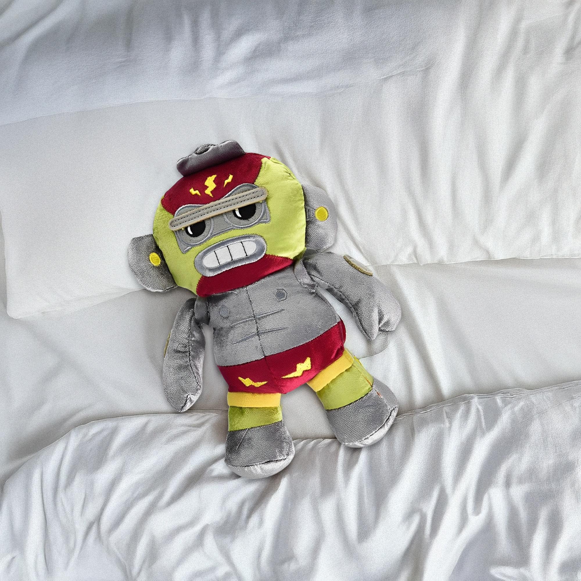 WhimWham 8" Plush, Monkey Robot Lucha Libre