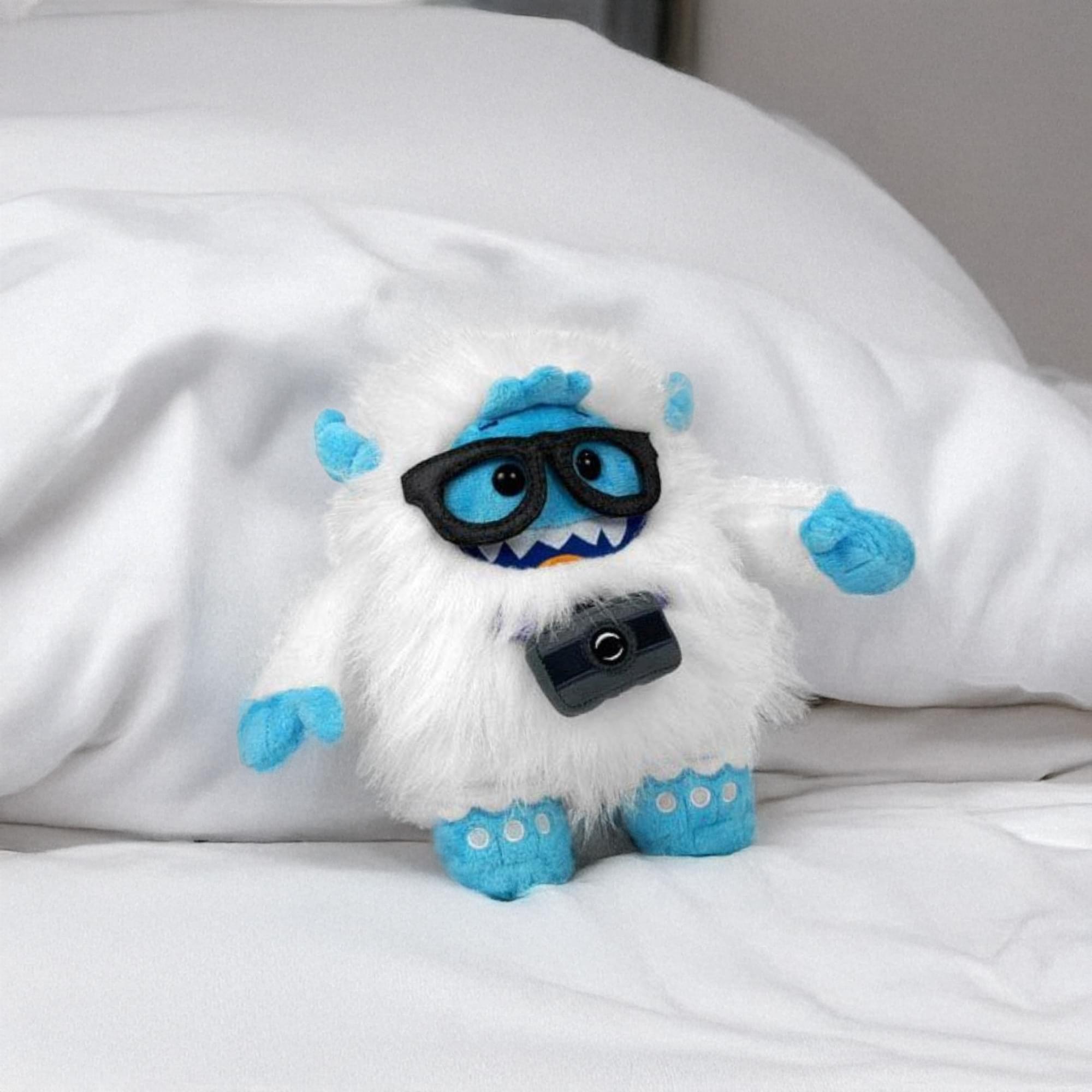 WhimWham 8" Plush, Yeti Nerd Glasses