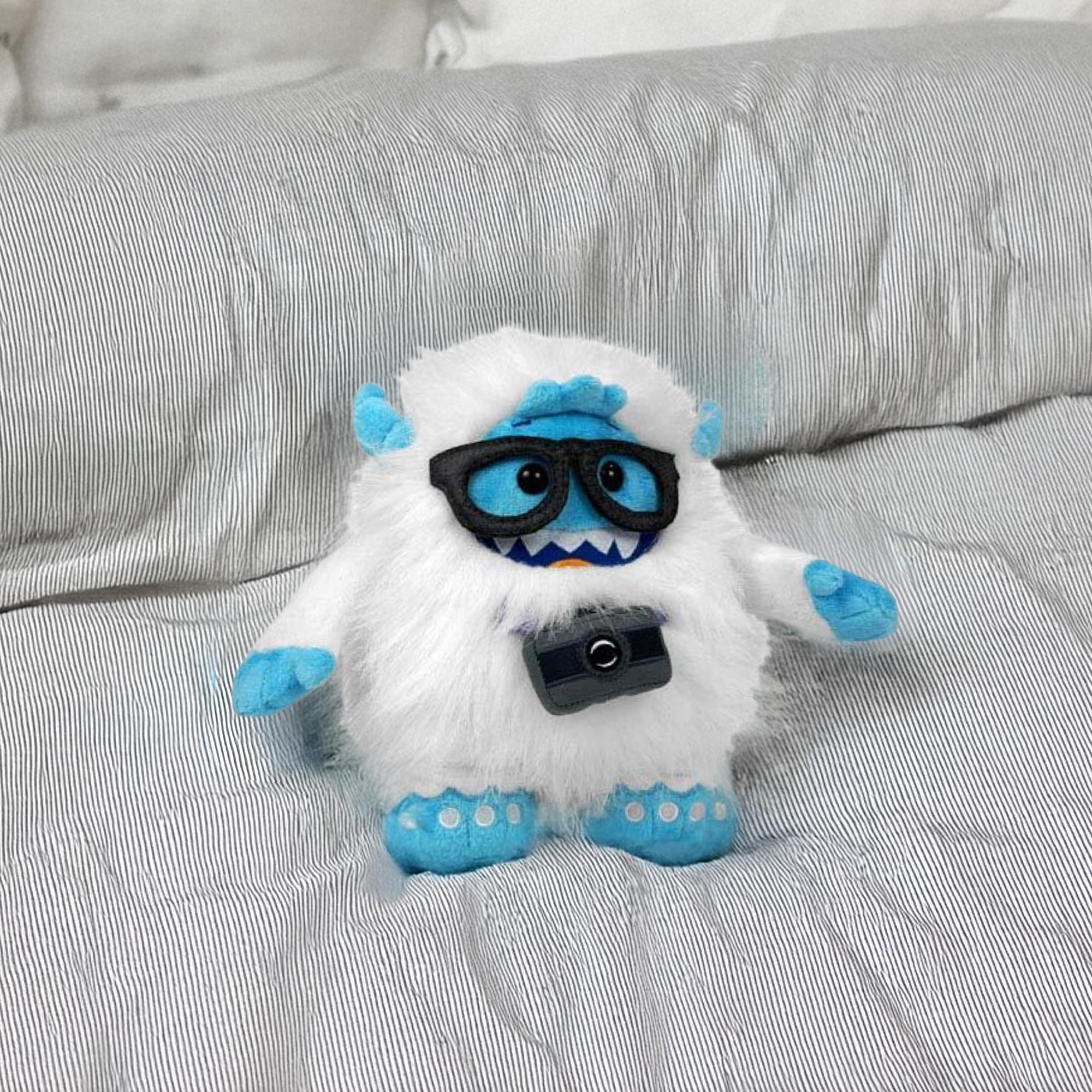 WhimWham 8" Plush, Yeti Nerd Glasses