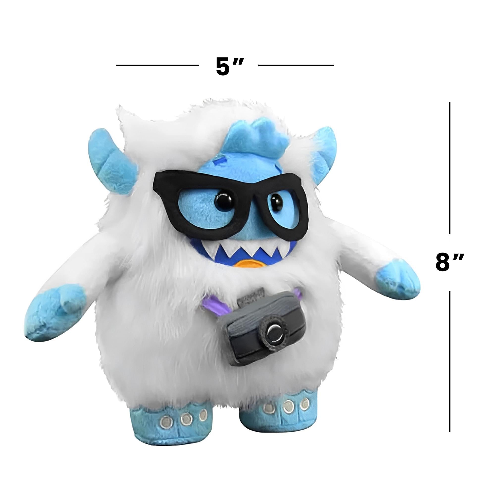 WhimWham 8" Plush, Yeti Nerd Glasses