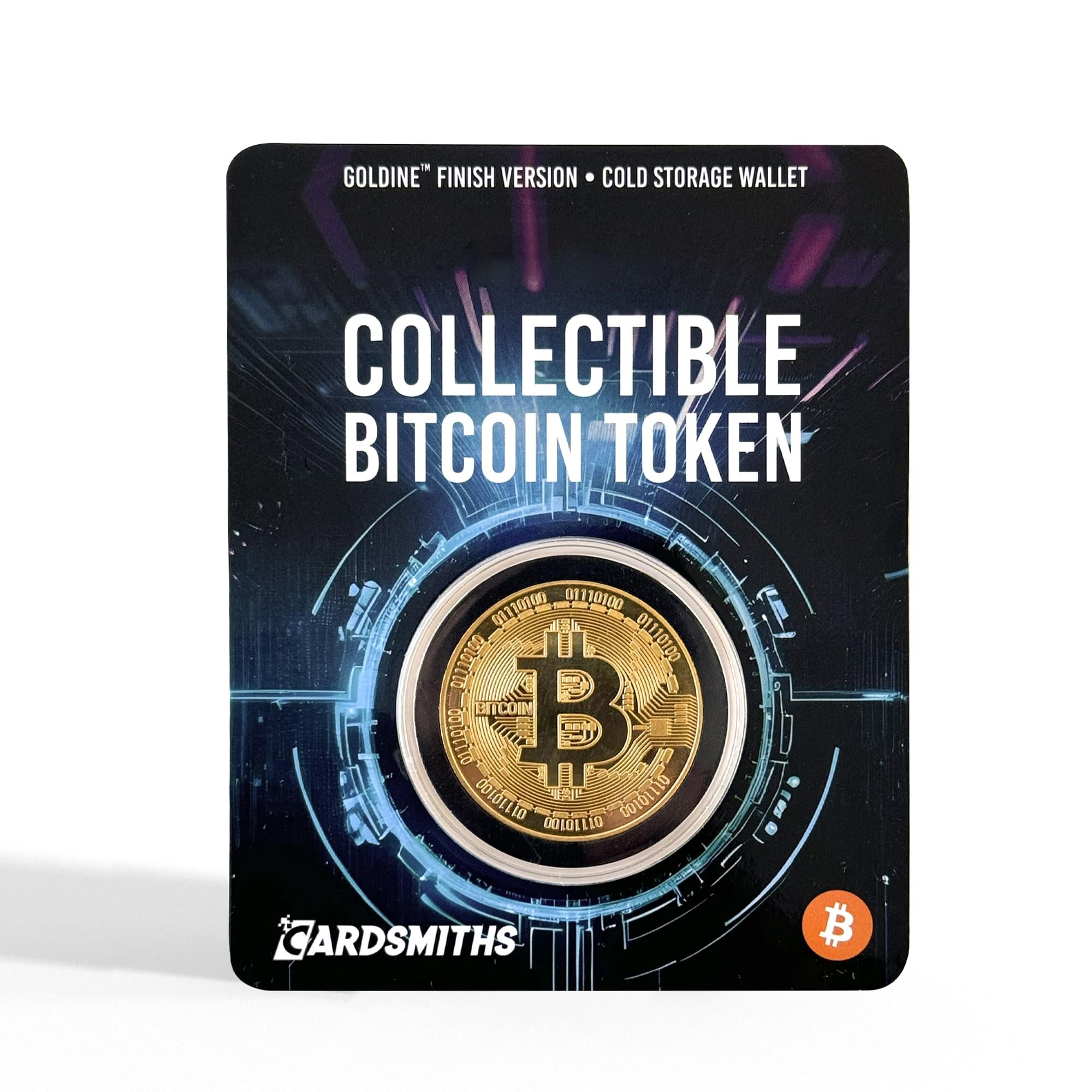 Cardsmiths - Physical Bitcoin 39mm Goldine Token | Free Shipping