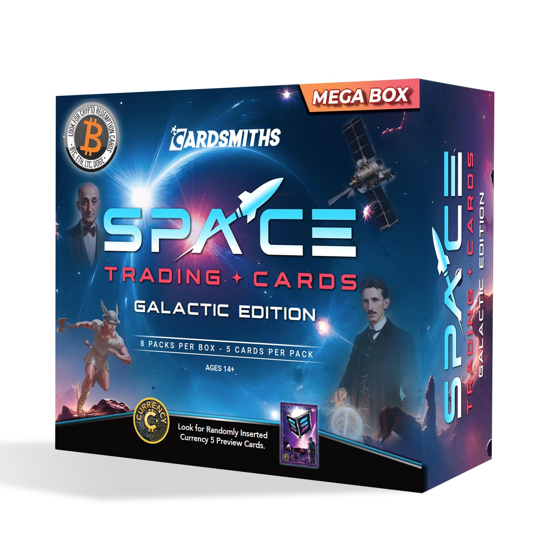 SPACE: Galactic Edition Trading Cards Master Case | 24 Mega Boxes