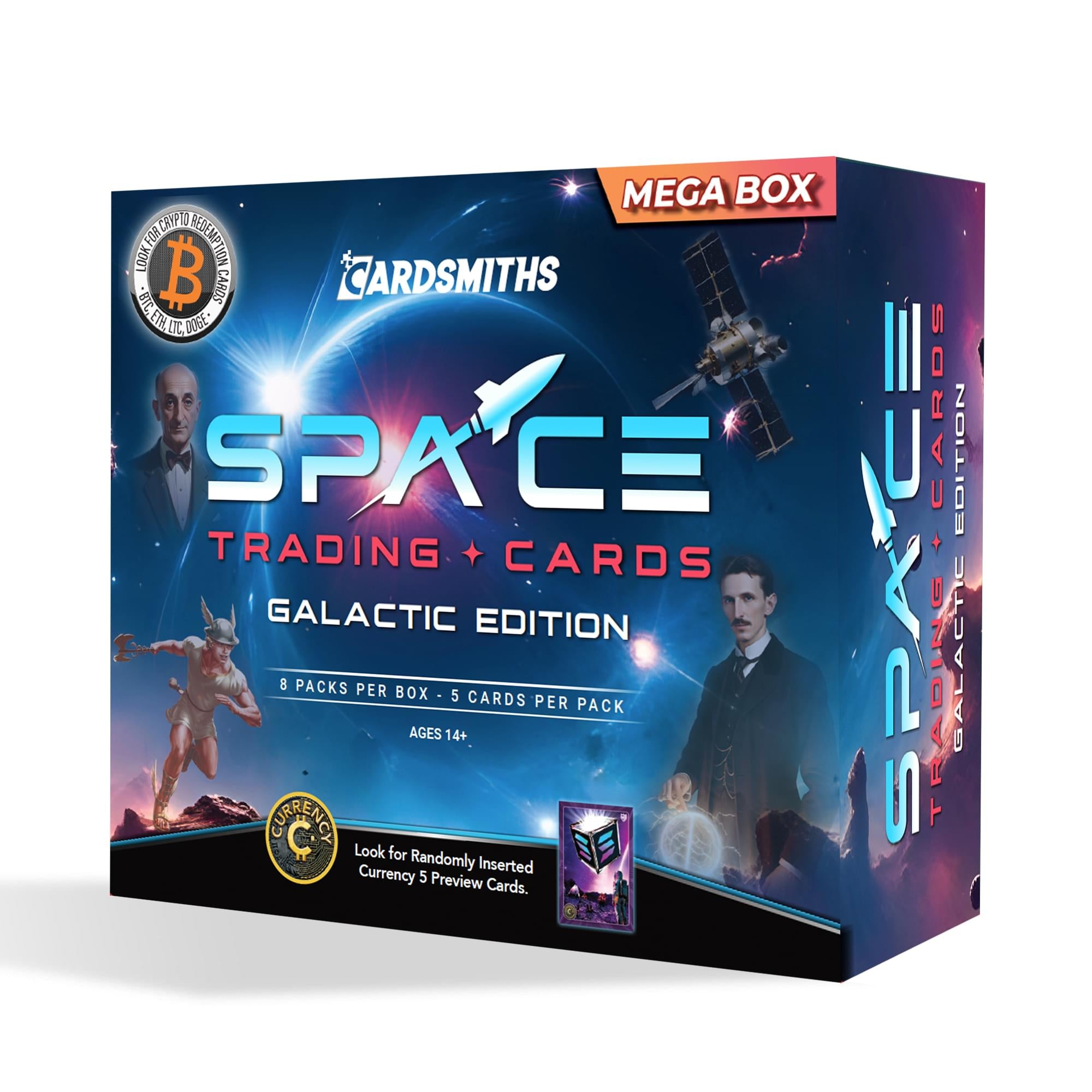 SPACE: Galactic Edition Trading Cards Master Case | 24 Mega Boxes