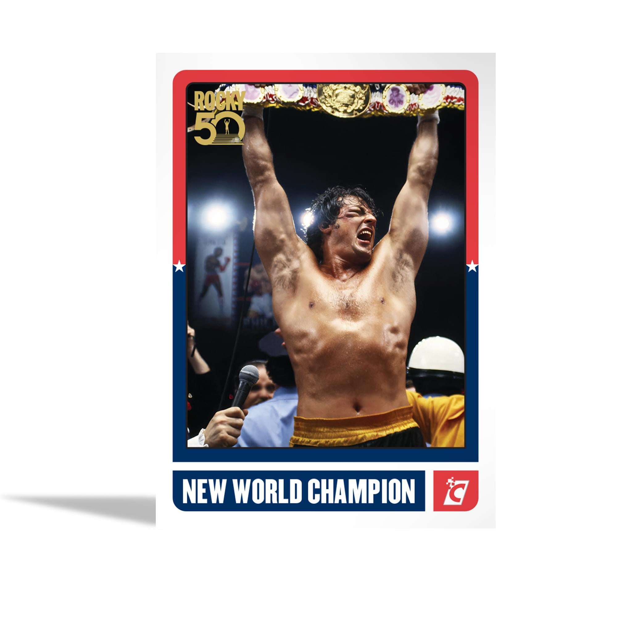Rocky 50th Anniversary Trading Cards Collector Box | 2 Packs