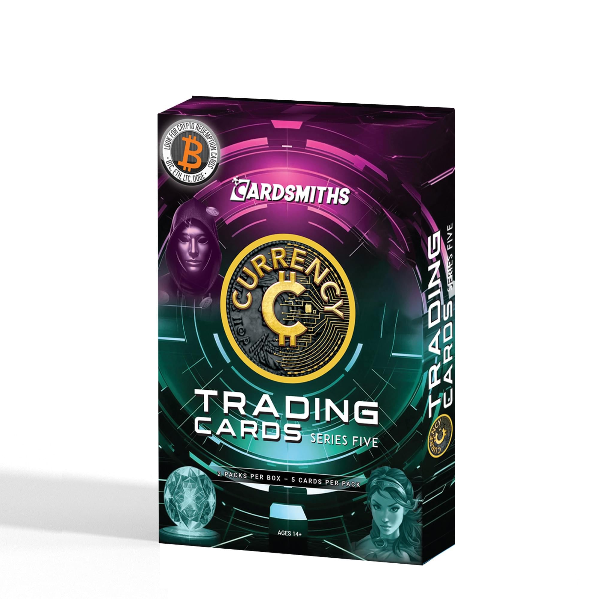 Currency Series 5 Trading Cards Collector Box Inner Carton | 12 Boxes