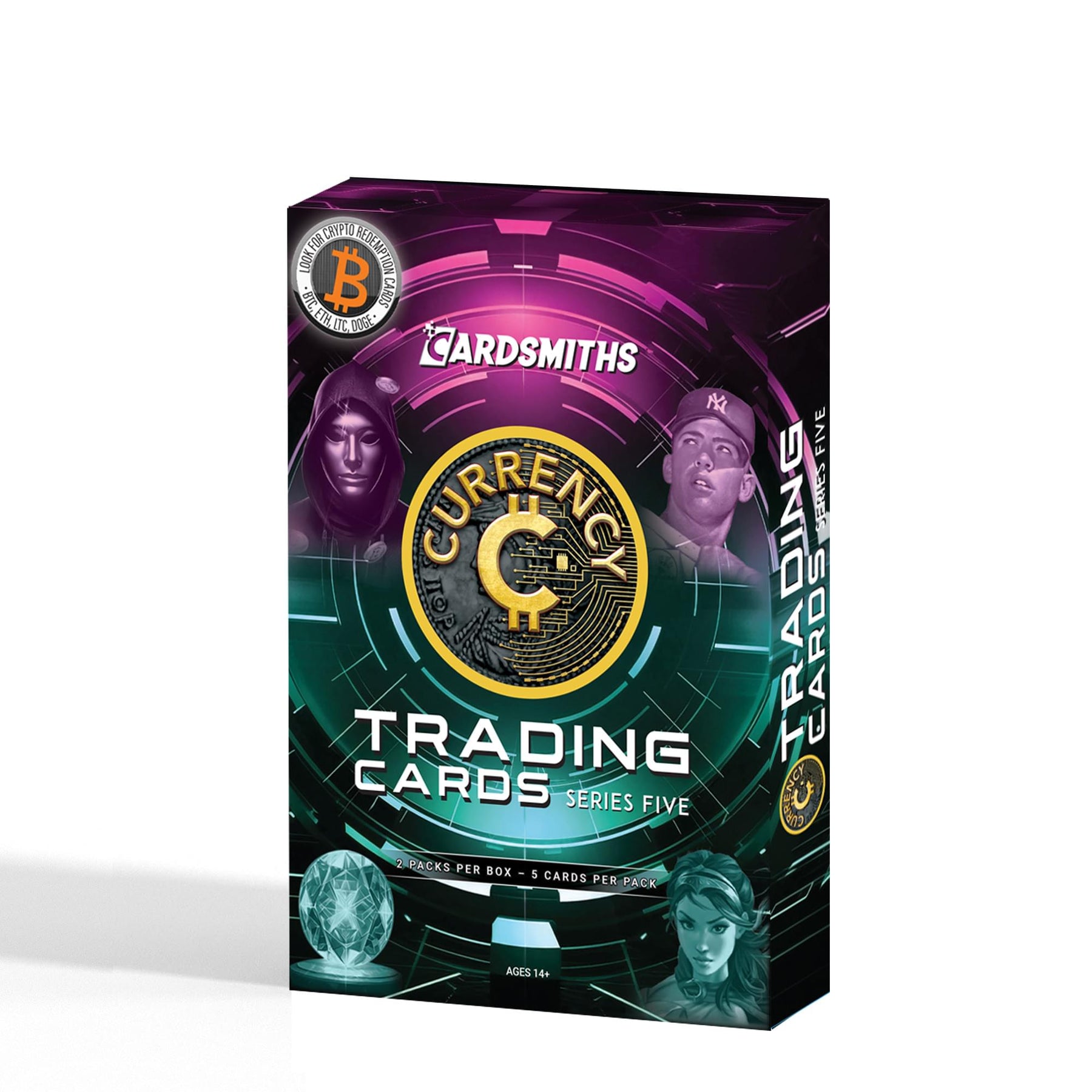 Currency Series 5 Trading Cards Collector Box Inner Carton | 12 Boxes
