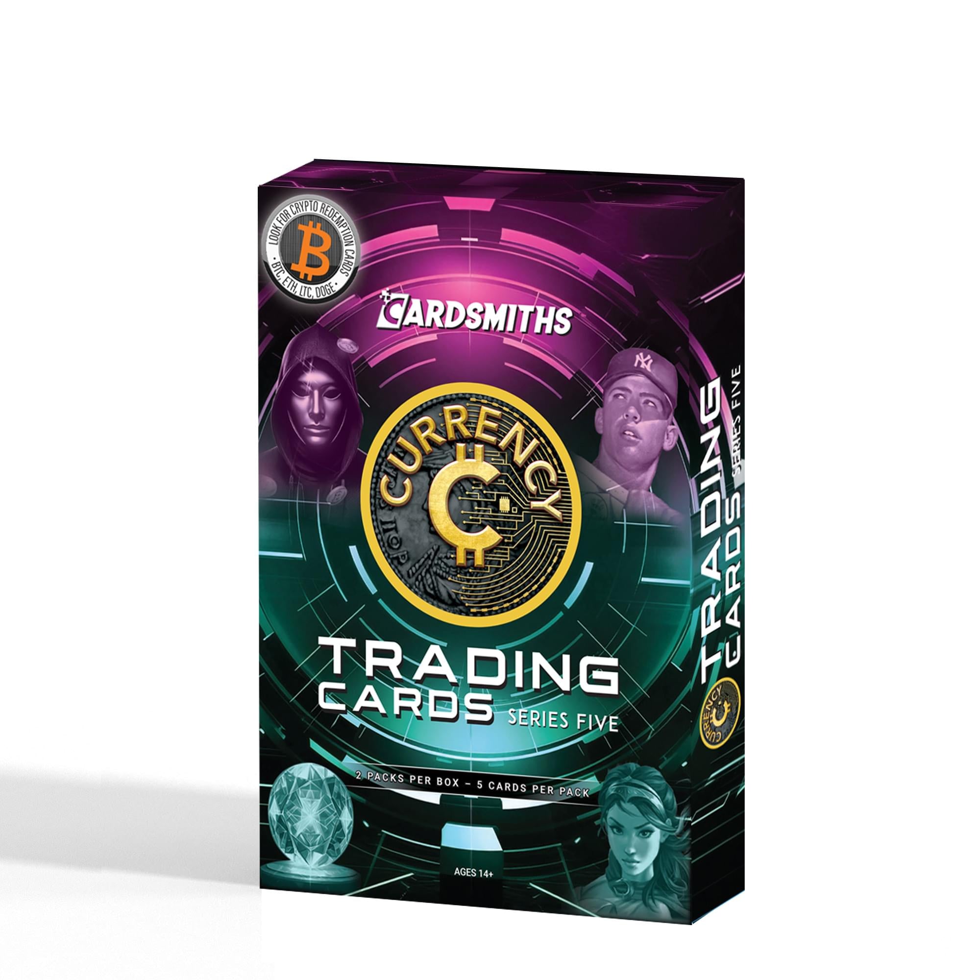 Currency Series 5 Trading Cards Collector Box Master Case | 48 Boxes
