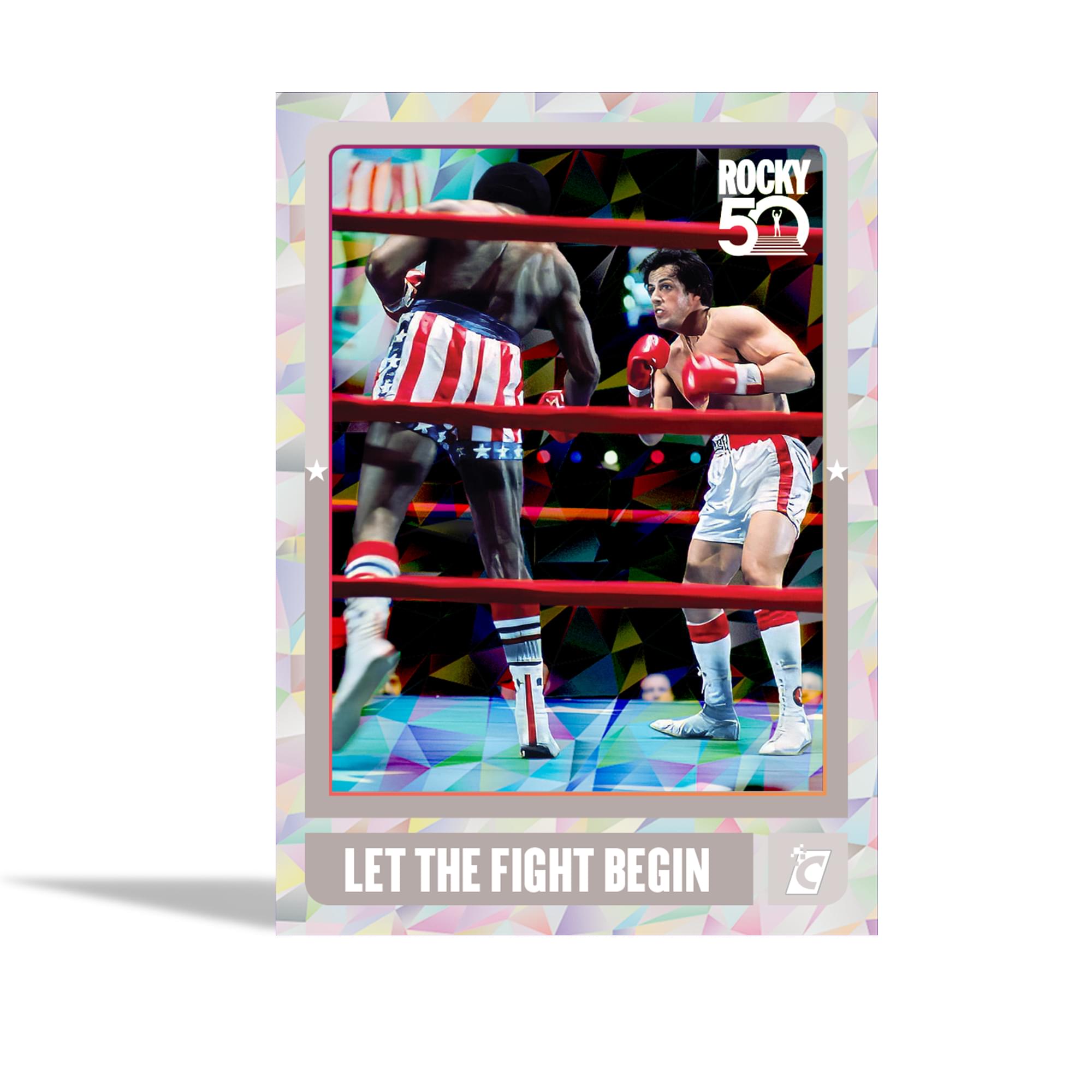 Rocky 50th Anniversary Trading Cards Mega Box | 8 Packs