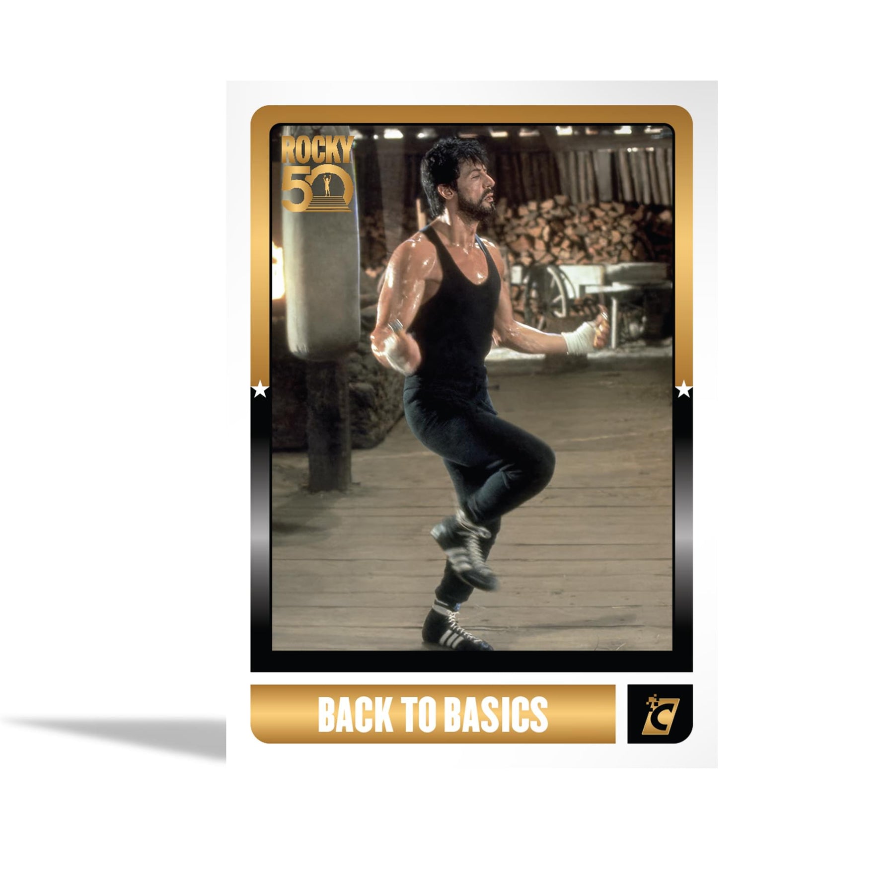 Rocky 50th Anniversary Trading Cards Mega Box | 8 Packs