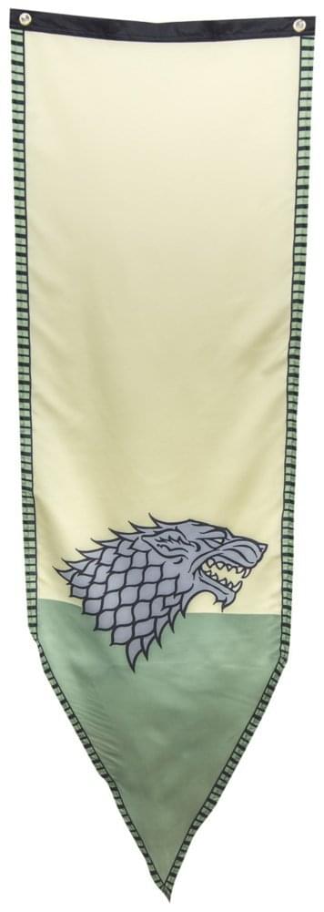 Game of Thrones Winterfell Stark 19" x 60" Fabric Tournament Banner