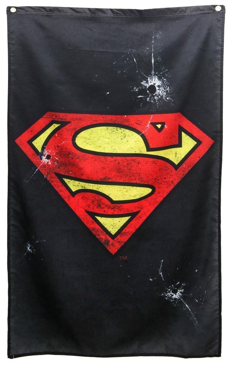 Superman Logo 30" x 50" Fabric Banner