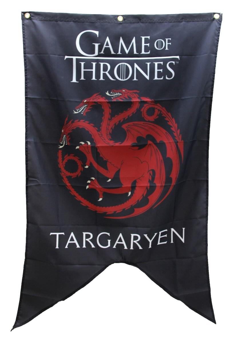 Game of Thrones House Targaryen 30" x 50" Fabric Banner