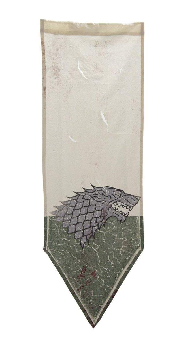 Game of Thrones House Stark 19"x60" Distressed Battle Tournament Banner