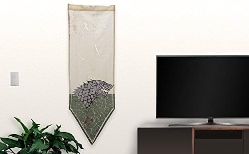 Game of Thrones House Stark 19"x60" Distressed Battle Tournament Banner