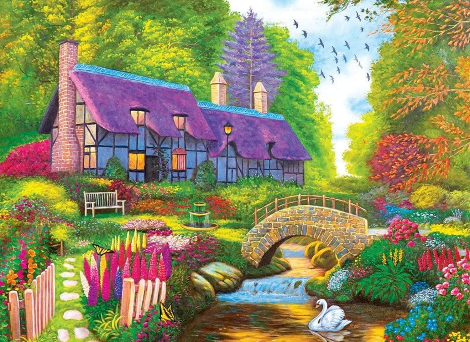 Secret Cottage by Vivienne Chanelle 1000 Piece Jigsaw Puzzle