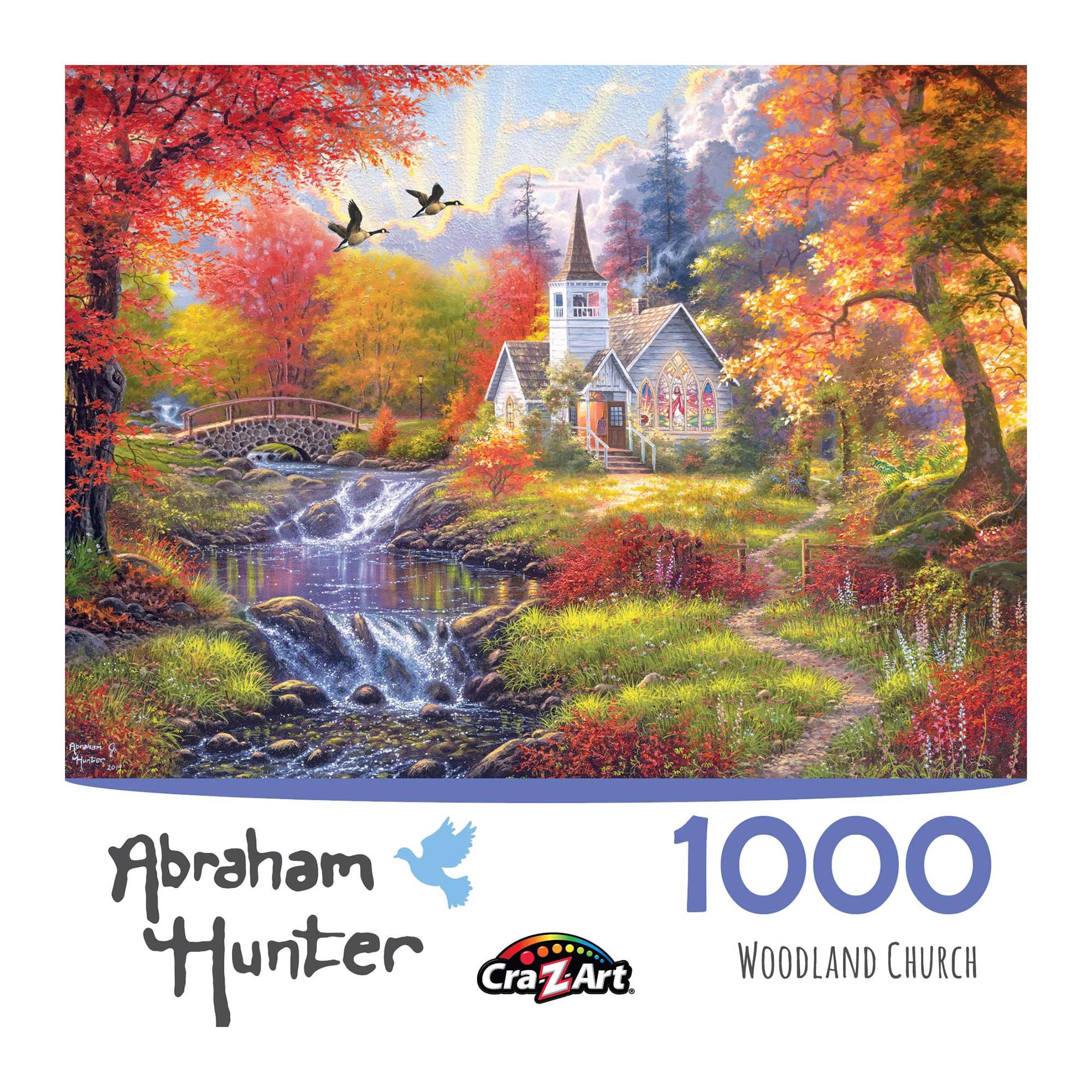 Woodland Church by Abraham Hunter 1000 Piece Jigsaw Puzzle