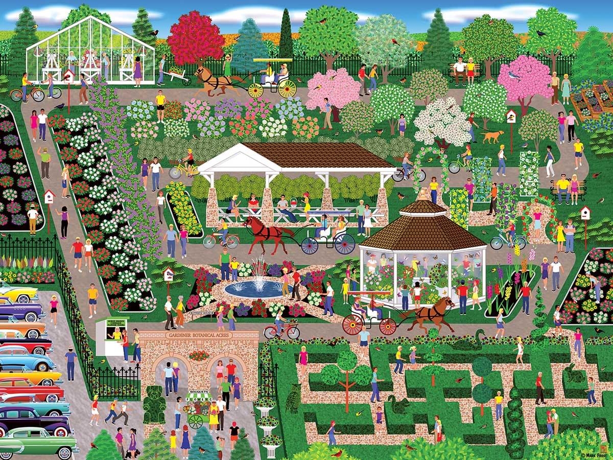 Botanical Garden Flower Show 300 Piece Jigsaw Puzzle