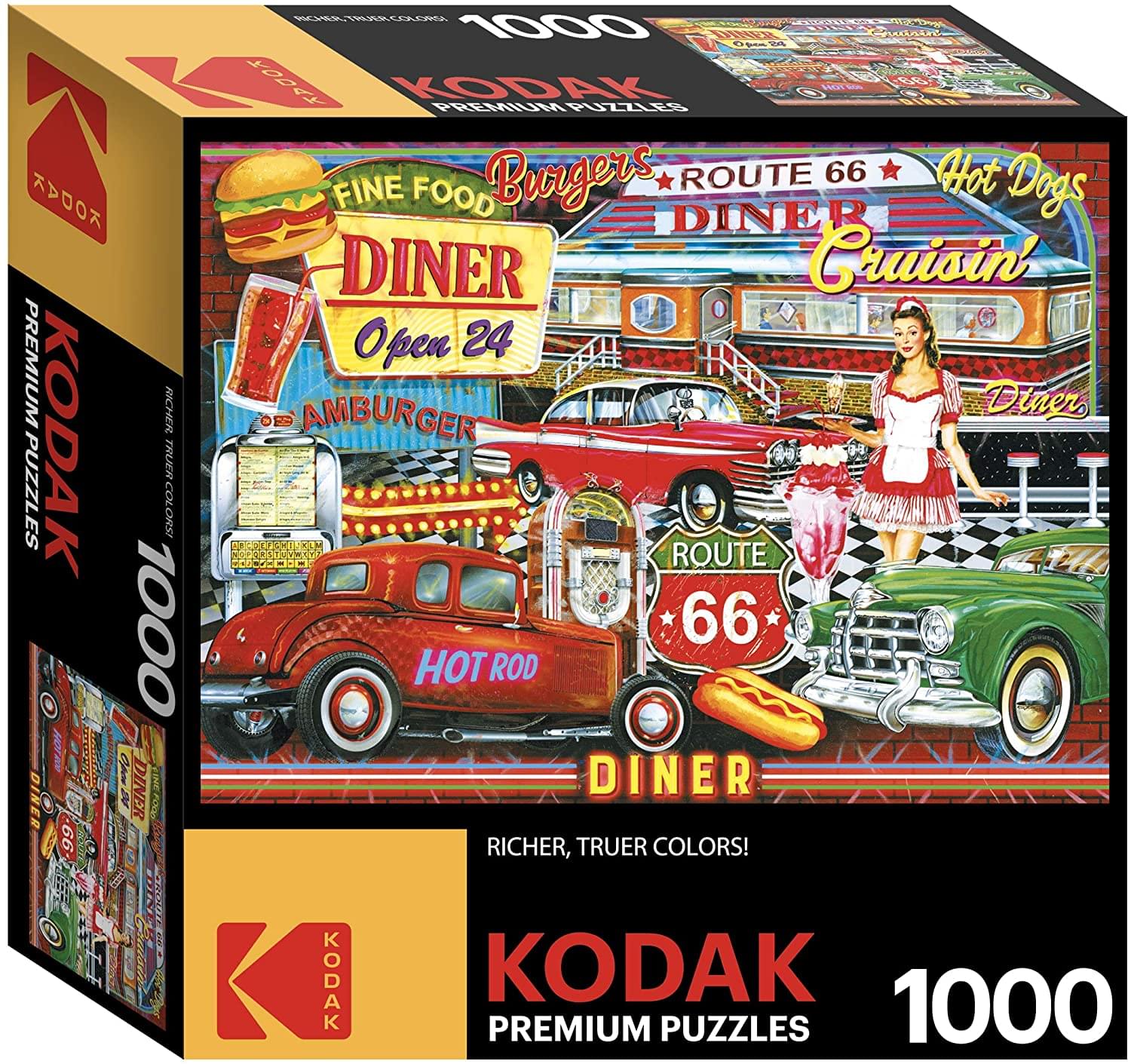 50s Diner 1000 Piece Kodak Premium Jigsaw Puzzle