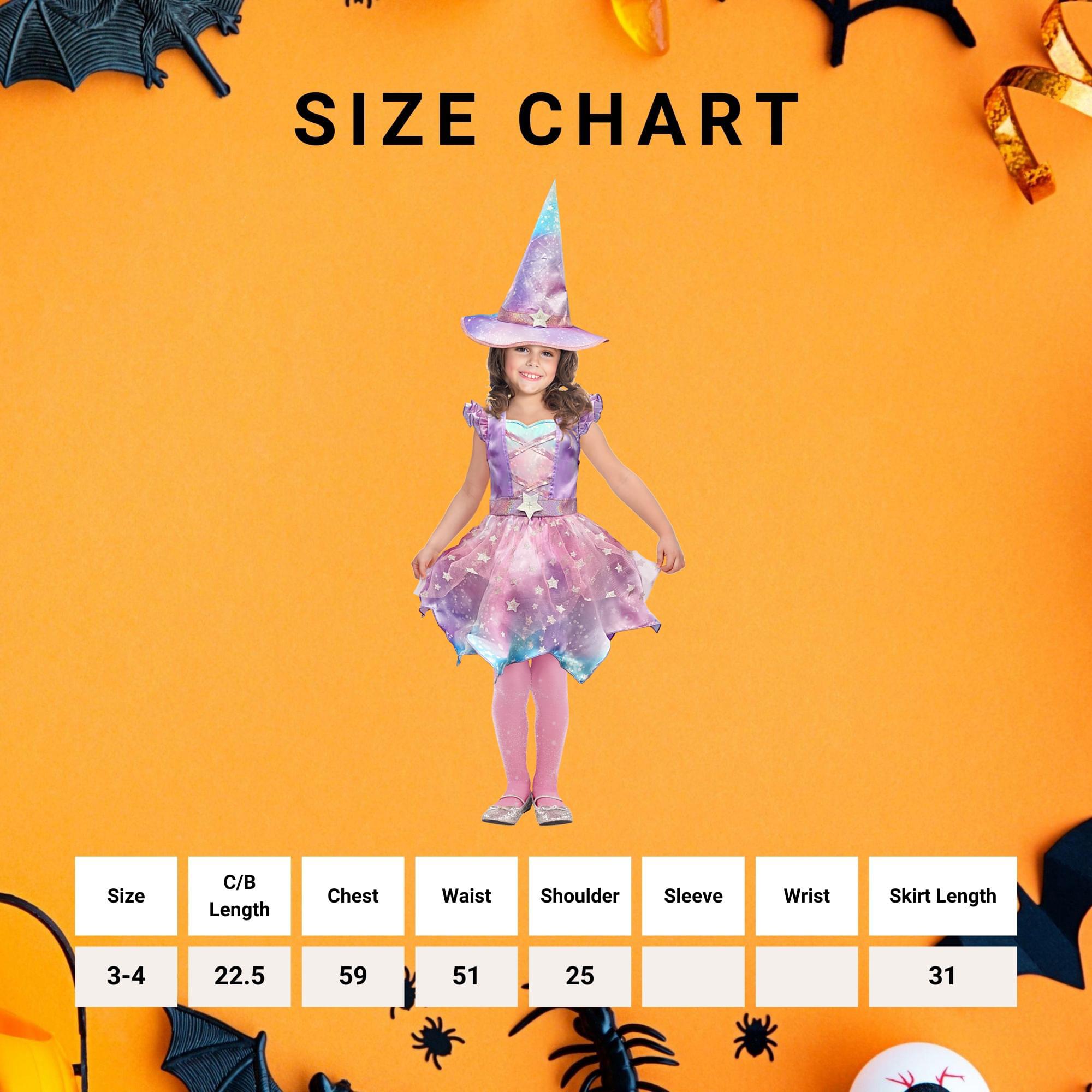 Sparkle Witch Toddler Costume | 2/4 Years
