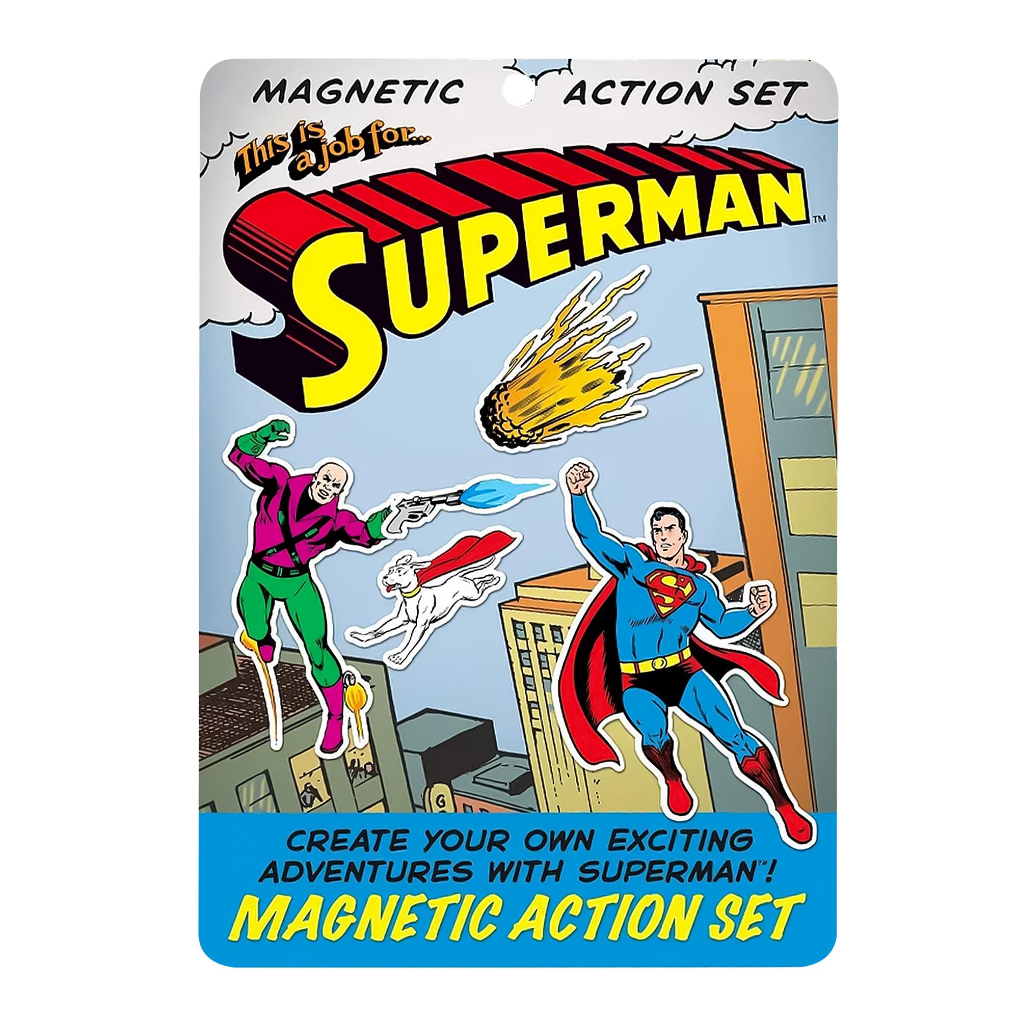 Superman Magnetic Action Set, 2 Sheets