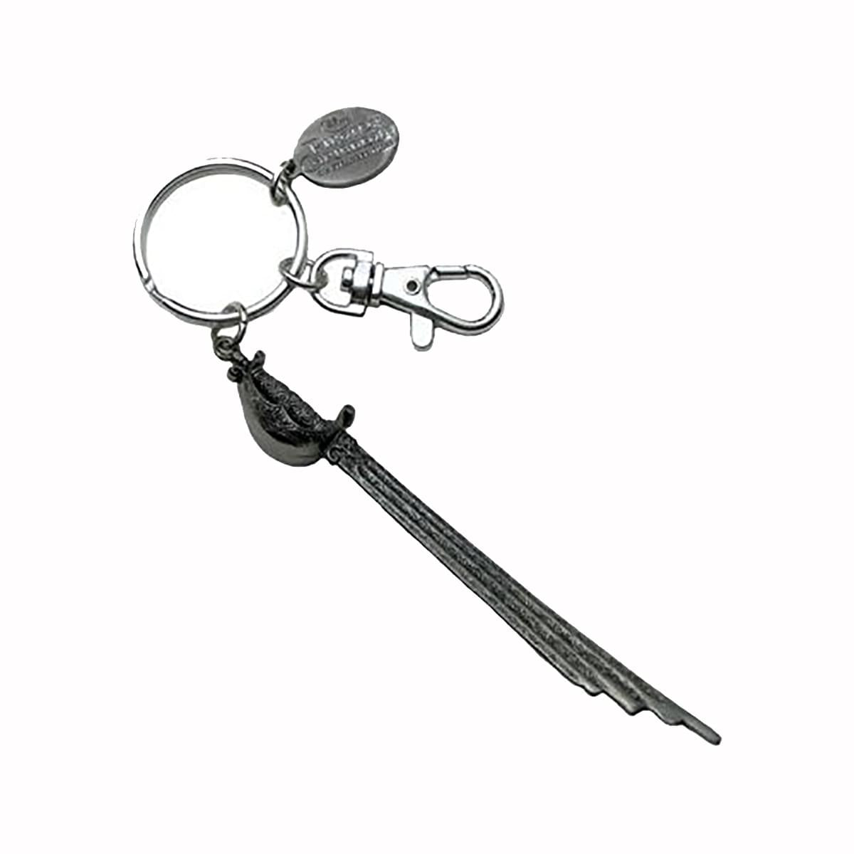 Pirates Of The Caribbean OTC 4 Sword Pewter Keychain