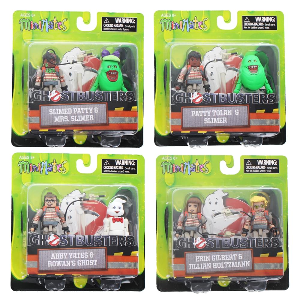 Ghostbusters 2016 Minimates 2-Pack: Set of 8