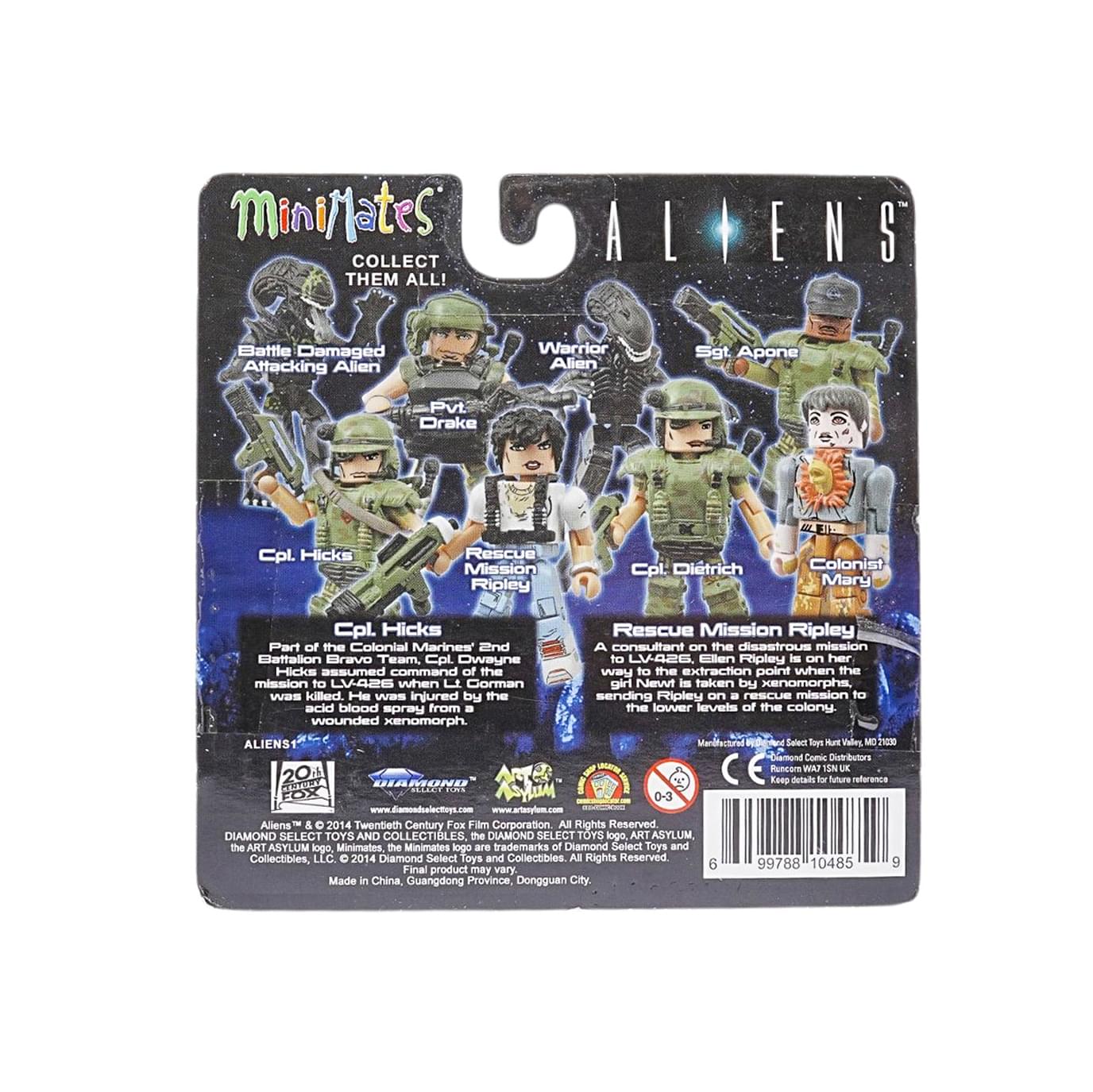 Aliens Cpl. Hicks & Rescue Mission Ripley 2-Pack Series 1 Minimates