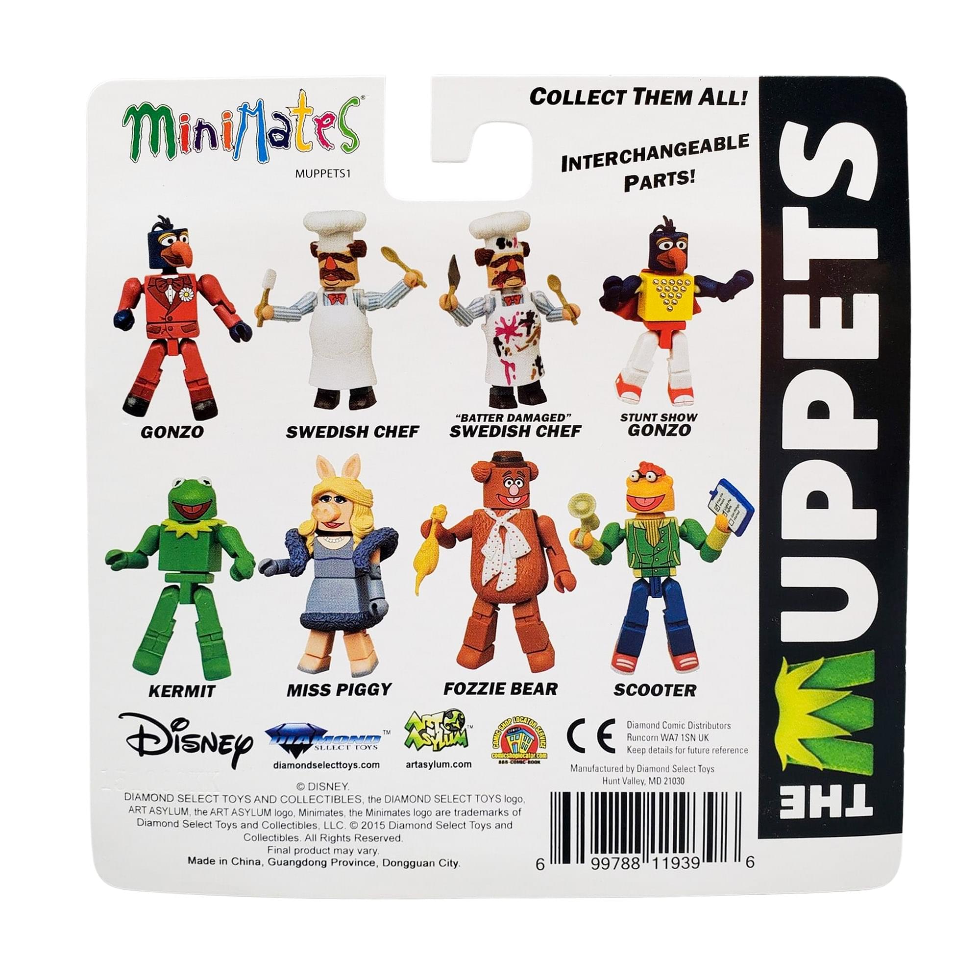 Muppets Minimates S1 2-Pack: Stunt Show Gonzo & Batter Damaged Swedish Chef