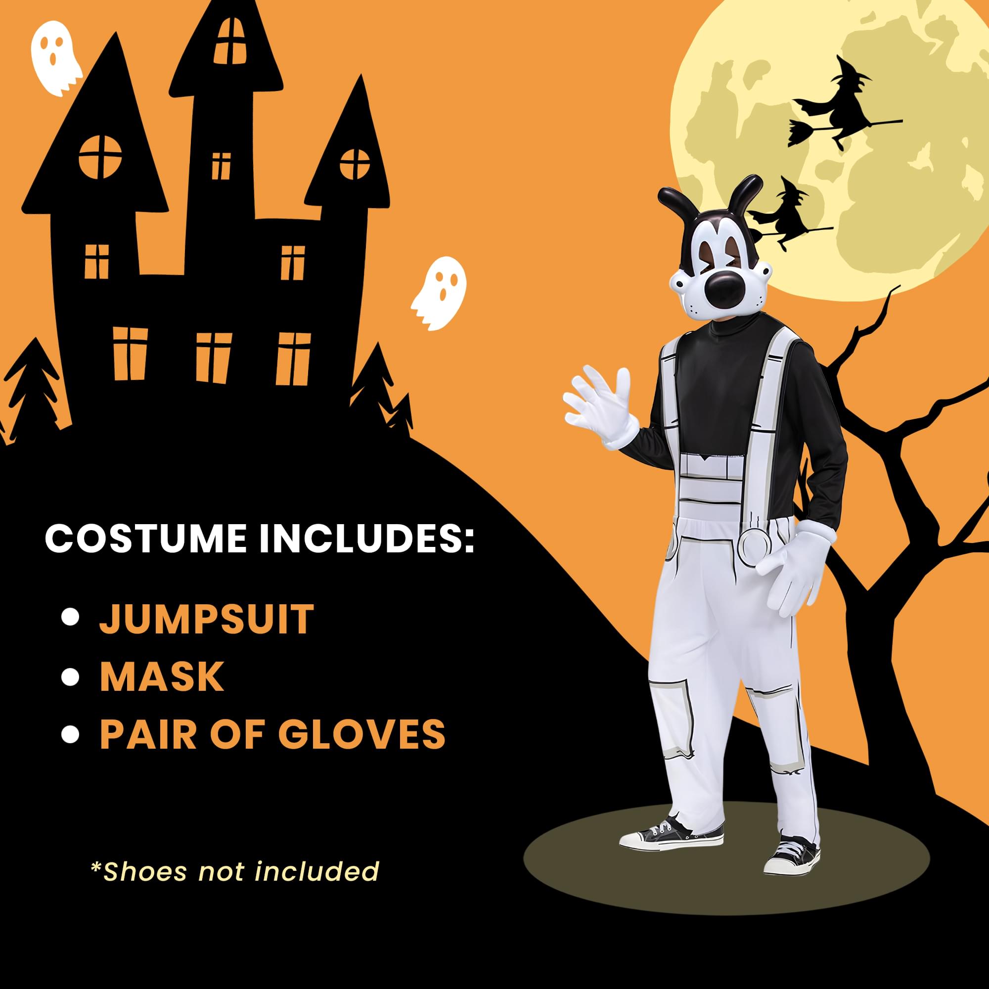 Bendy And The Ink Machine Boris The Wolf Adult Costume