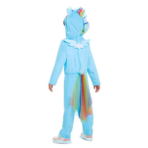 My Little Pony Rainbow Dash Girls Hooded Costume Jumpsuit