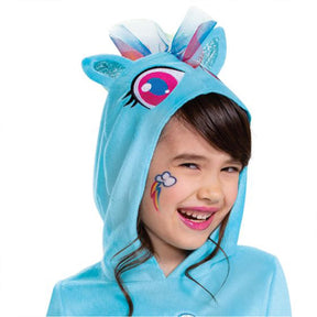 My Little Pony Rainbow Dash Girls Hooded Costume Jumpsuit