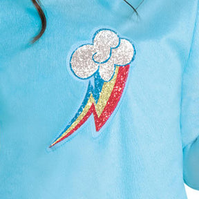 My Little Pony Rainbow Dash Girls Hooded Costume Jumpsuit