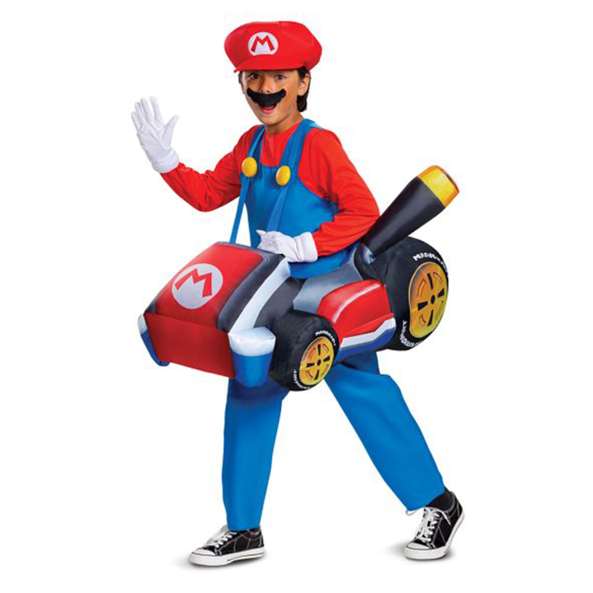 Mario Kart Mario Inflatable Child Costume | One Size