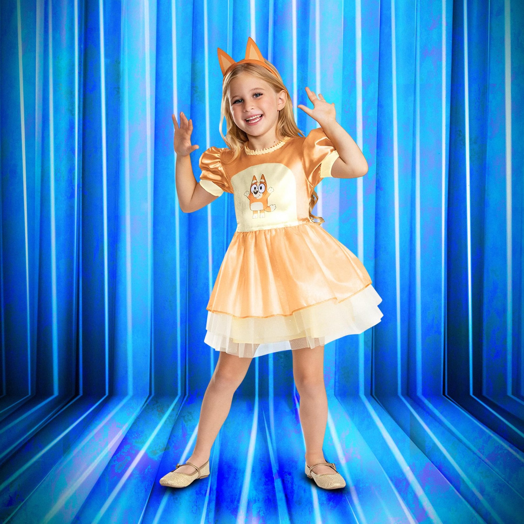 Bluey Bingo Dress Classic Toddler Costume 2T Bluey Bingo Dress Classic Toddler Costume 2T