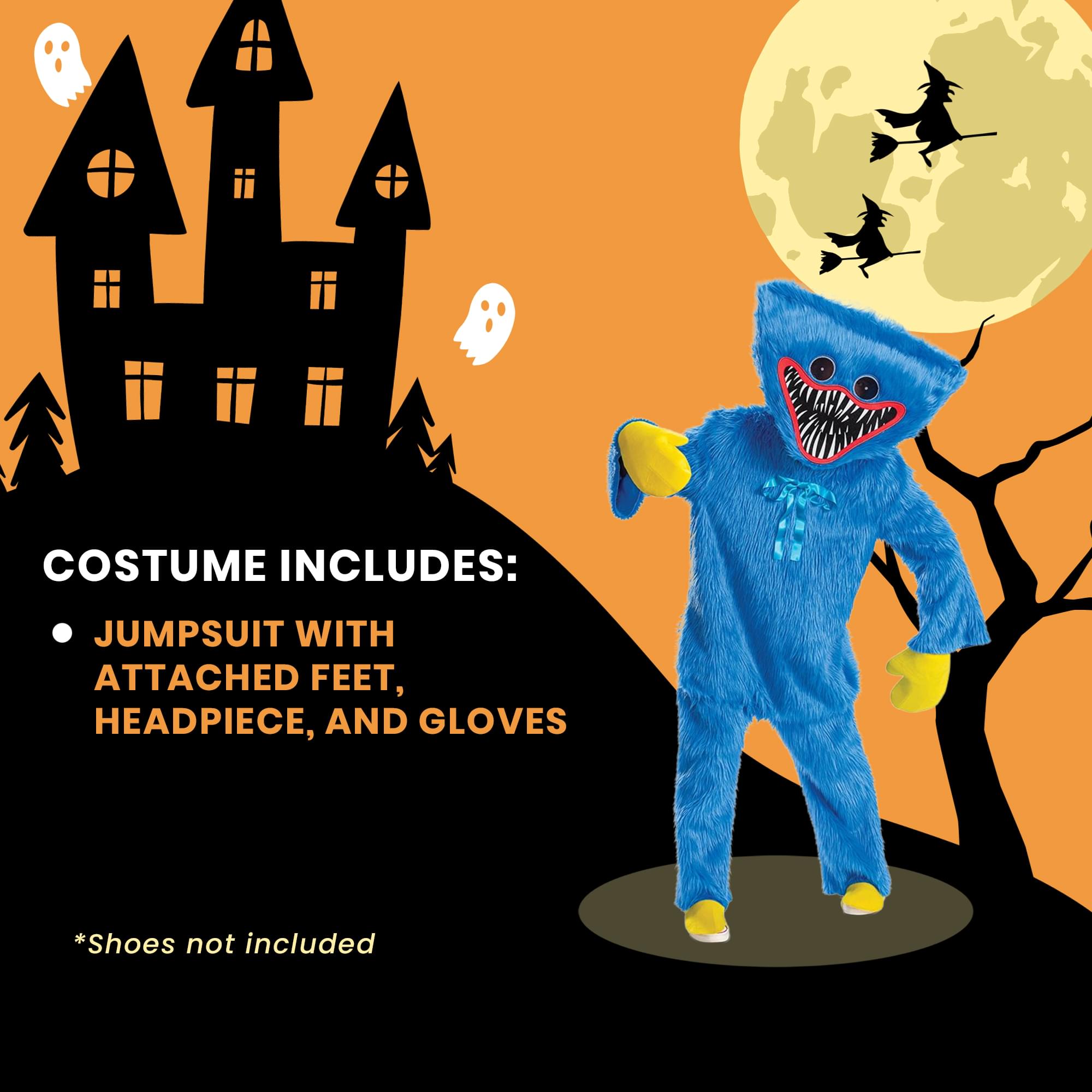 Poppy Playtime Huggy Wuggy Adult Costume