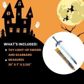 The Legendo Of Zelda Link Light-Up Master Sword Costume Accessory