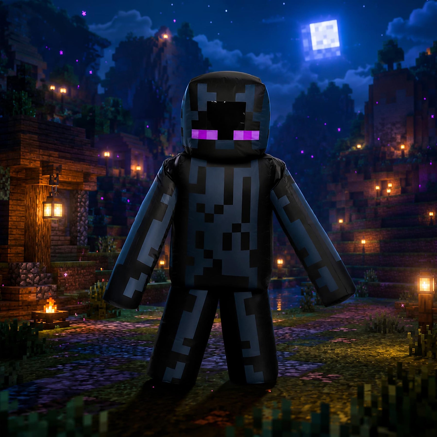 Minecraft Inflatable Enderman Child Costume | One Size