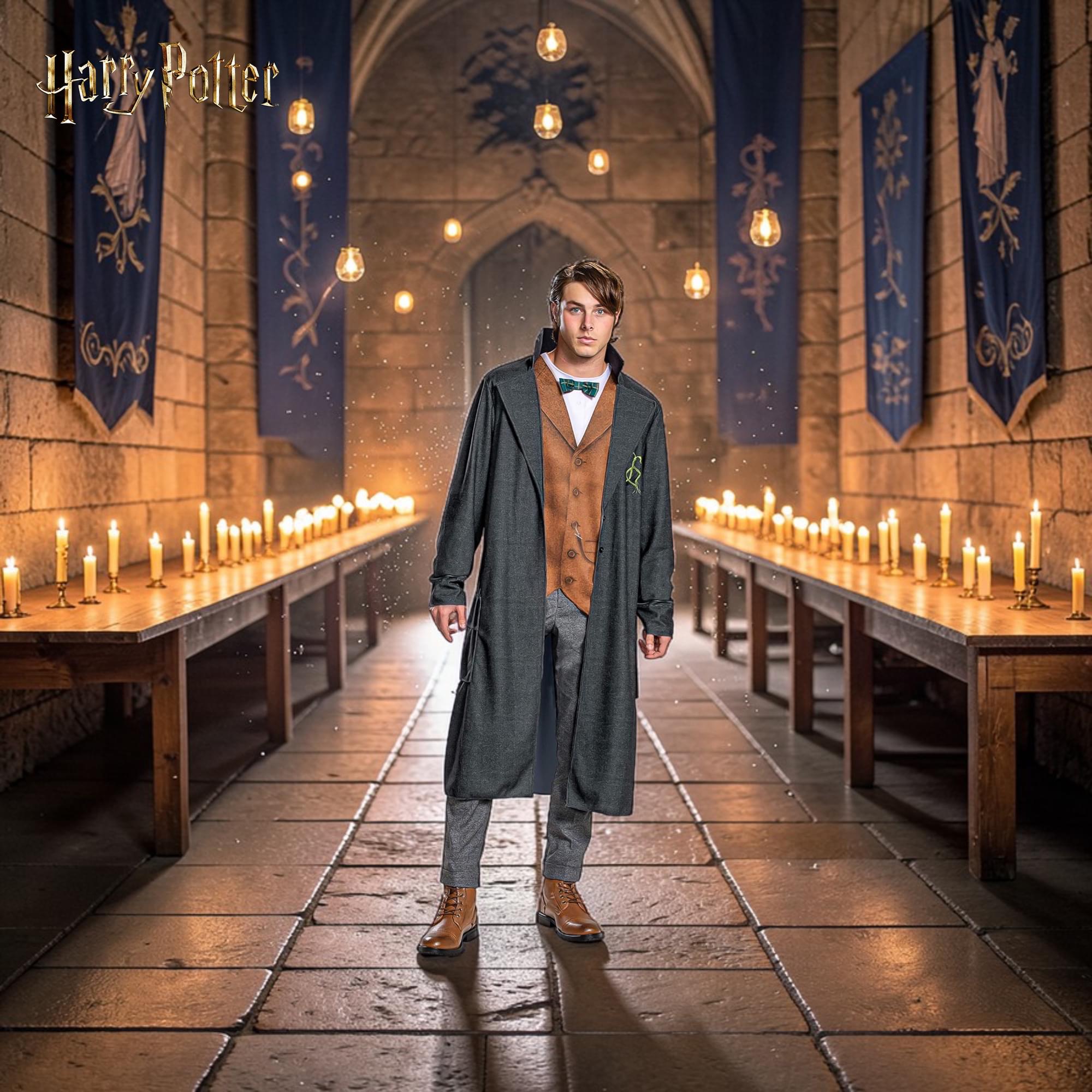Fantastic Beasts Newt Scamander Deluxe Adult Costume | L/XL (42-46)