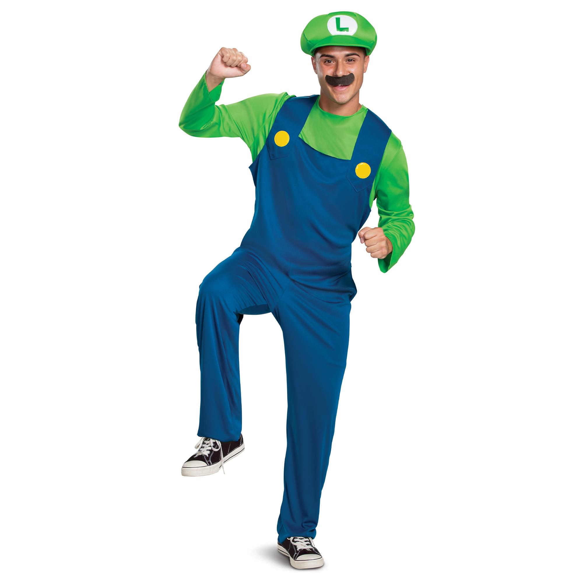 Super Mario Bros. Luigi Classic Adult Costume