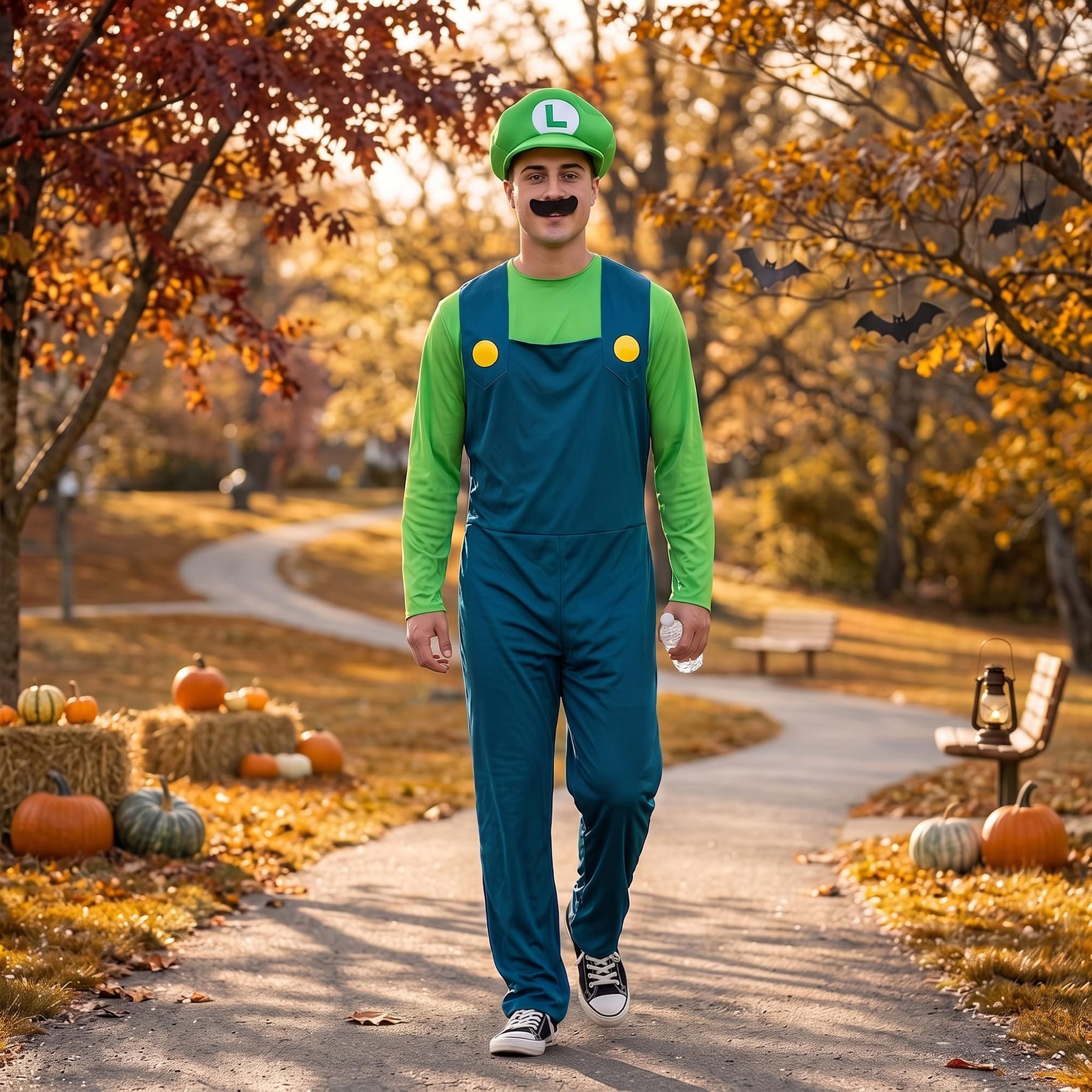 Super Mario Bros. Luigi Classic Adult Costume