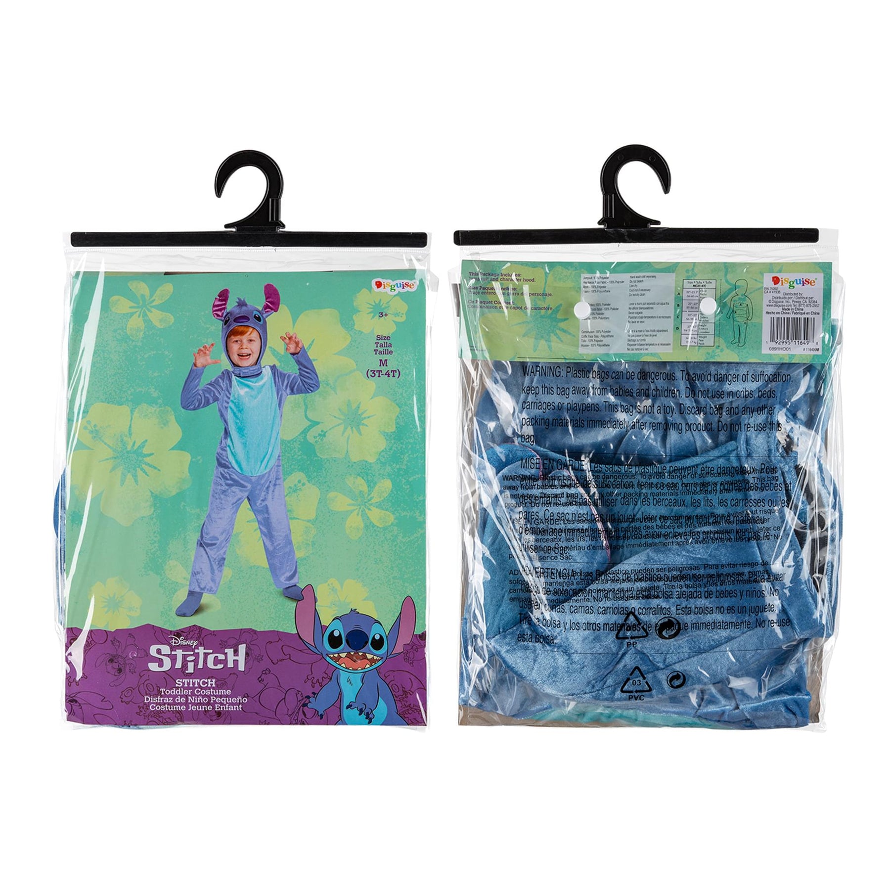 Disney Lilo & Stitch Classic Stitch Toddler Costume