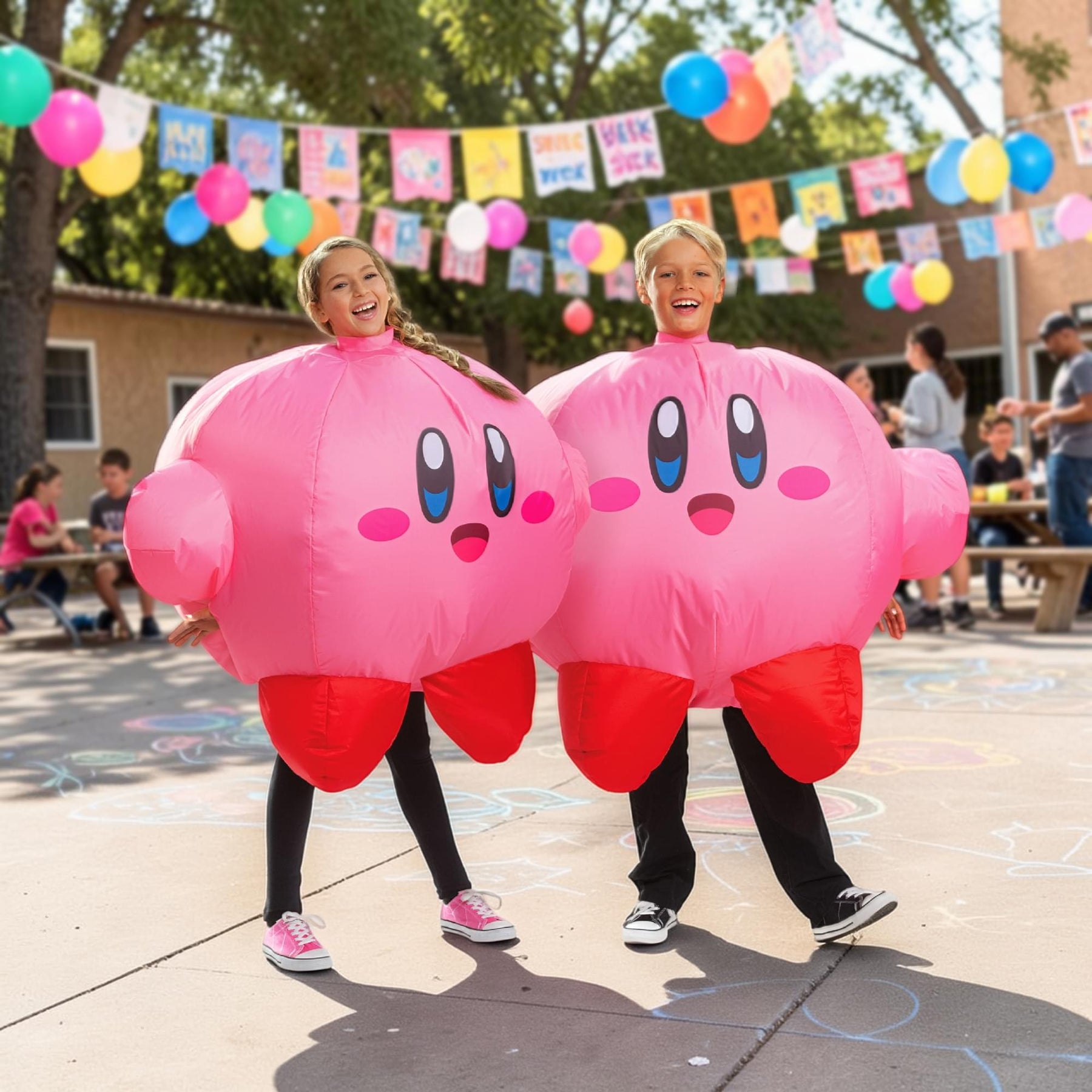 Kirby Inflatable Child Costume | One Size