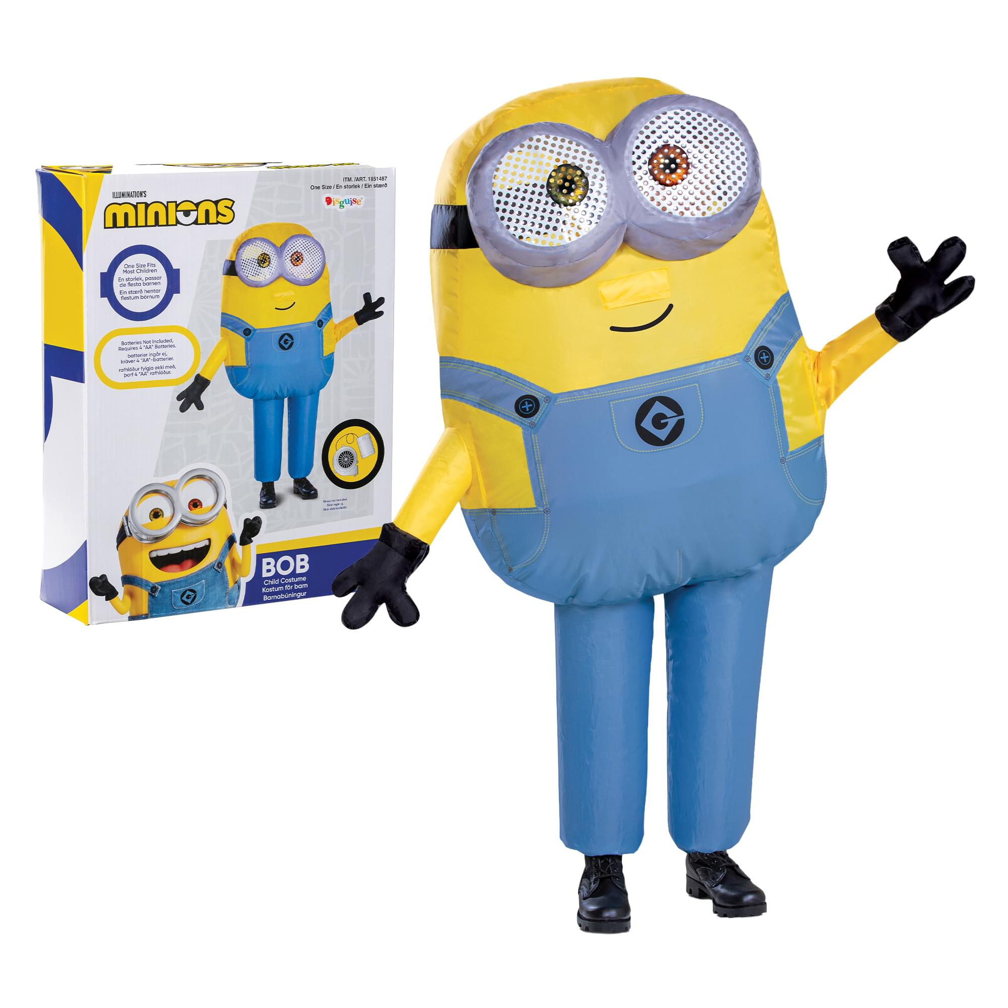 Minions Bob Inflatable Child Costume | One Size