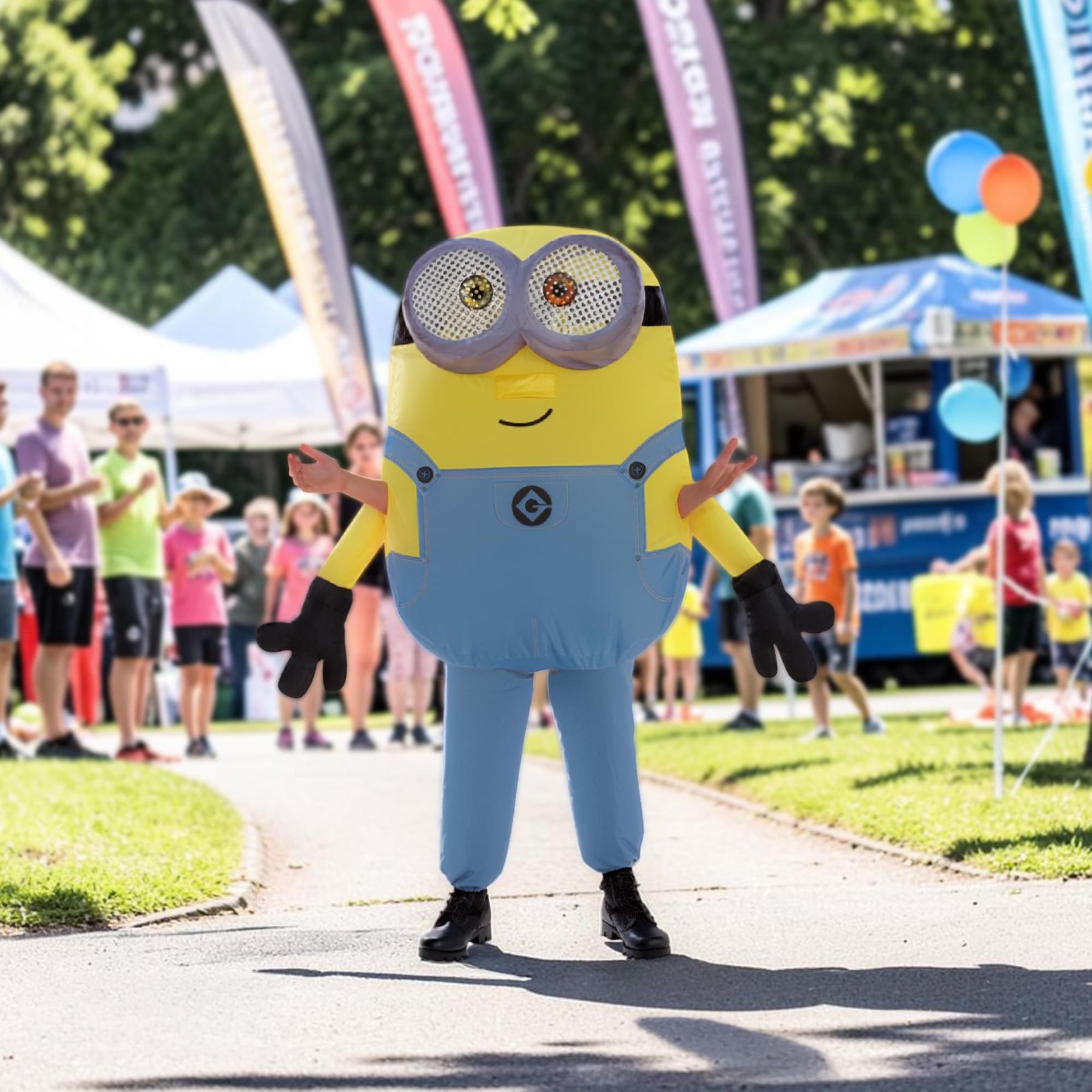 Minions Bob Inflatable Child Costume | One Size